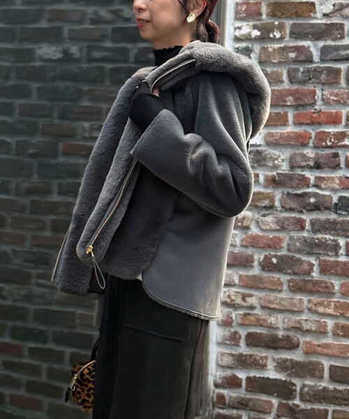 エコファー×ムートンジャケット（ムートンコート）｜MICO COULIER