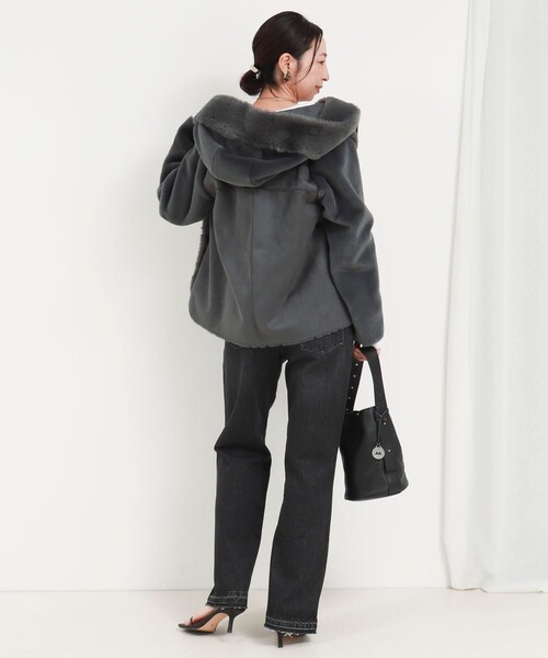 エコファー×ムートンジャケット（ムートンコート）｜MICO COULIER