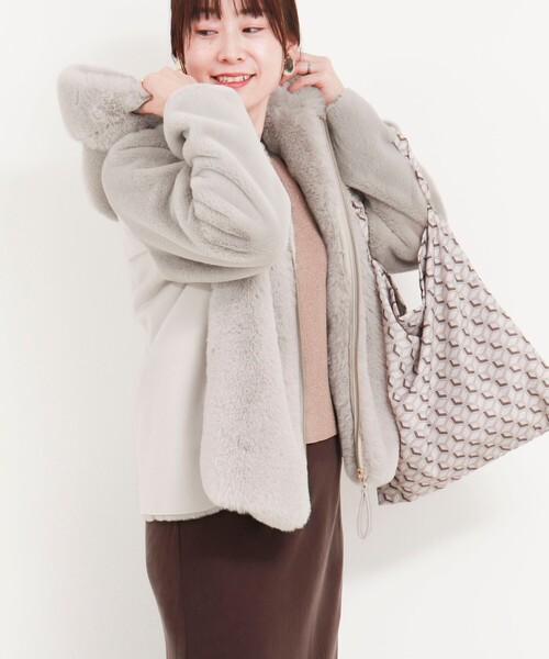 エコファー×ムートンジャケット（ムートンコート）｜MICO COULIER