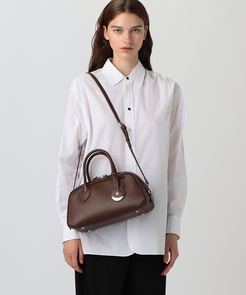 TOMORROWLAND （トゥモローランド）の「Atelier TOMORROWLAND  MIMI バッグ（ハンドバッグ・レディース・ブラック/ブラウン・FREE）」の3枚目の写真