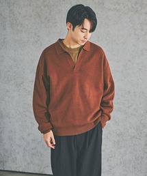 BAYFLOW | 鹿の子スキッパーポロシャツ(ポロシャツ)