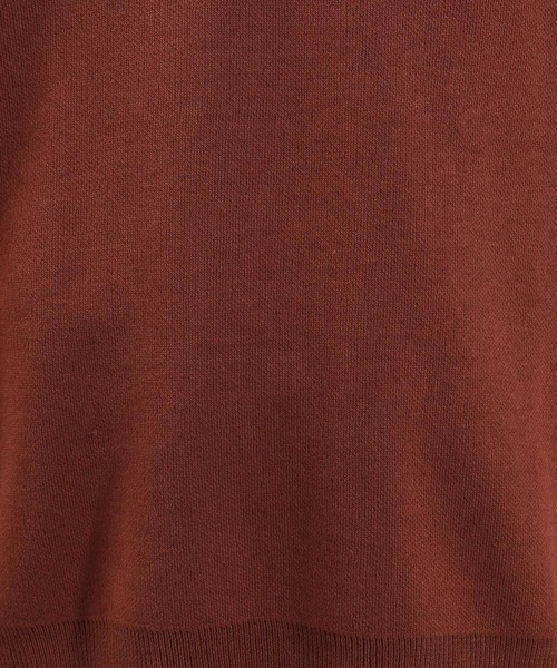BAYFLOW（ベイフロー）の「鹿の子スキッパーポロシャツ（ポロシャツ・メンズ・ブラウン/グレー・MEDIUM/LARGE）」の11枚目の写真