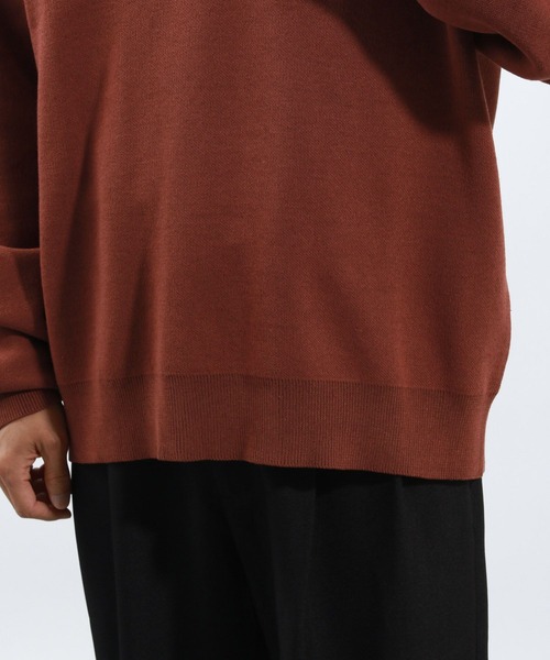 BAYFLOW（ベイフロー）の「鹿の子スキッパーポロシャツ（ポロシャツ・メンズ・ブラウン/グレー・MEDIUM/LARGE）」の18枚目の写真