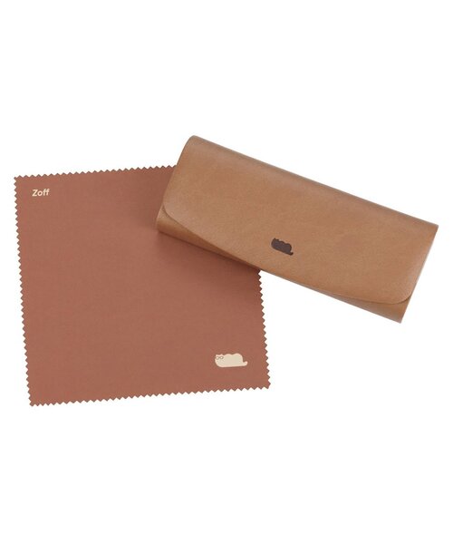 Zoff（ゾフ）の「【水越みさと さんコラボ】Zoff｜Misato Mizukoshi ボストン型 丸型 メガネ｜中顔面短縮みえ 伊達メガネ 度付き（レンズ交換券付き）  大人可愛い ユニセックス（メガネ・レディース・ブラウン/ピンク/グレー・FREE）」の6枚目の写真