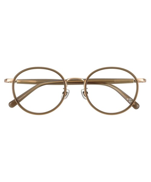 Zoff（ゾフ）の「【水越みさと さんコラボ】Zoff｜Misato Mizukoshi ボストン型 丸型 メガネ｜中顔面短縮みえ 伊達メガネ 度付き（レンズ交換券付き）  大人可愛い ユニセックス（メガネ・レディース・ブラウン/ピンク/グレー・FREE）」の13枚目の写真