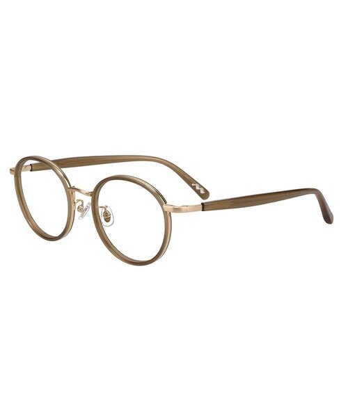 Zoff（ゾフ）の「【水越みさと さんコラボ】Zoff｜Misato Mizukoshi ボストン型 丸型 メガネ｜中顔面短縮みえ 伊達メガネ 度付き（レンズ交換券付き）  大人可愛い ユニセックス（メガネ・レディース・ブラウン/ピンク/グレー・FREE）」の15枚目の写真