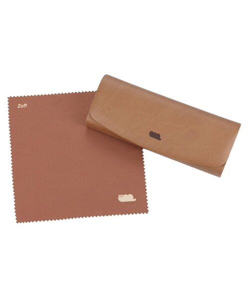 Zoff（ゾフ）の「【水越みさと さんコラボ】Zoff｜Misato Mizukoshi ボストン型 丸型 メガネ｜中顔面短縮みえ 伊達メガネ 度付き（レンズ交換券付き）  大人可愛い ユニセックス（メガネ・レディース・ブラウン/ピンク/グレー・FREE）」の9枚目の写真