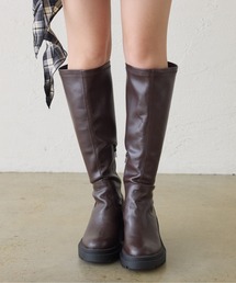 one after another NICE CLAUP | タンクソールロングブーツ(ブーツ)