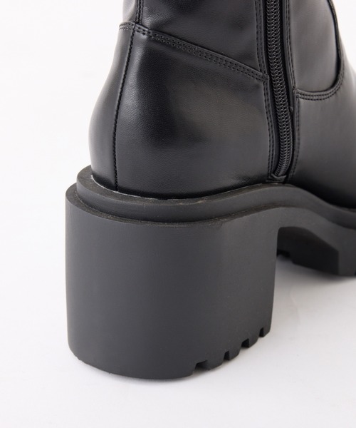 one after another NICE CLAUP(ワンアフターアナザーナイスクラップ)の「タンクソールロングブーツ(ブーツ・レディース・ブラック/ブラウン・S/M/L)」の7枚目の写真