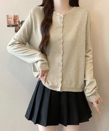 Doux Belle（ドゥーベル）の「ラウンドネックボタンカーディガン（カーディガン/ボレロ）」