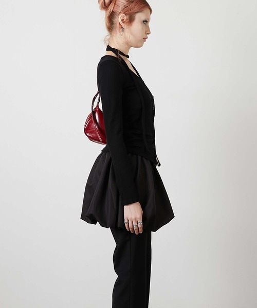 led.tokyo(レッドトウキョウ)の「【led.tokyo】CHOKER SET LIB TOPS/チョーカーセットリブトップス(ニット/セーター・レディース・ブラック/グレー・FREE)」の16枚目の写真