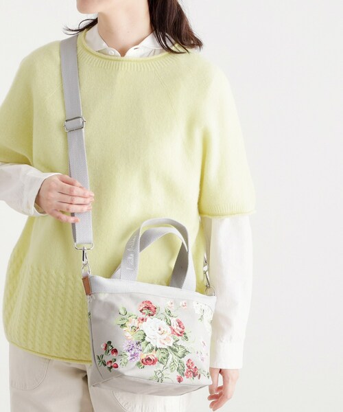 LAURA ASHLEY(ローラアシュレイ)の「ローズモア柄 トートバッグ S(トートバッグ・レディース・ブルー系その他2/グレー系・00)」の2枚目の写真