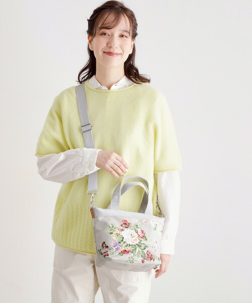 LAURA ASHLEY(ローラアシュレイ)の「ローズモア柄 トートバッグ S(トートバッグ・レディース・ブルー系その他2/グレー系・00)」の6枚目の写真