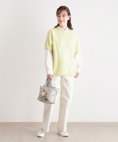 LAURA ASHLEY(ローラアシュレイ)の「ローズモア柄 トートバッグ S(トートバッグ・レディース・ブルー系その他2/グレー系・00)」の7枚目の写真