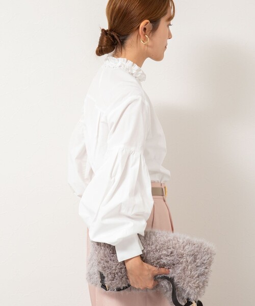 セール】【MARILYN MOON/マリリーンムーン】タックフリルボリューム