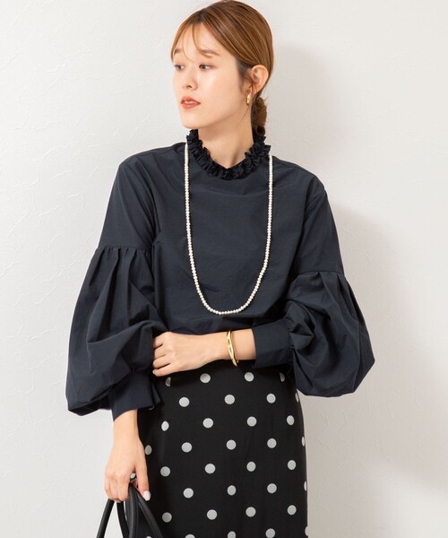 セール】【MARILYN MOON/マリリーンムーン】タックフリルボリューム