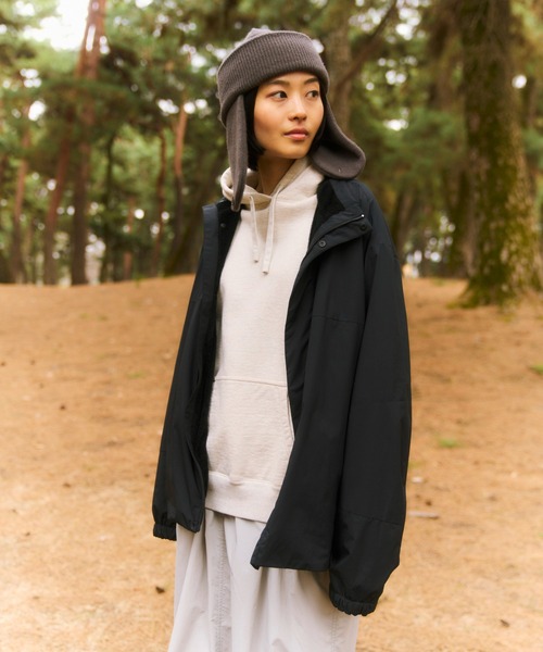 Snow Peak（スノーピーク）の「Snow Peak / Octa Nomad Jacket オクタ ノマド ジャケット（ナイロンジャケット・メンズ・グレイッシュベージュ/ブラック/ライトグリーン・XL/L/M/S）」の22枚目の写真