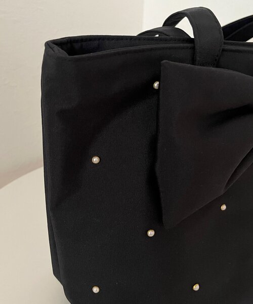 prose verse（プロズヴェール）の「ビッグリボントートバッグ（トートバッグ・レディース・ベージュ系その他/ブラック系その他・FREE）」の6枚目の写真