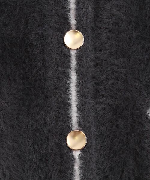 grove（グローブ）の「【石川梨華さん着用】軽やかフェザーで魅せる、クラシカルな主役カーディガン（カーディガン/ボレロ・レディース・アイボリー系4/ナチュラル/ベージュ/チャコール・02/03/01/04/05）」の14枚目の写真