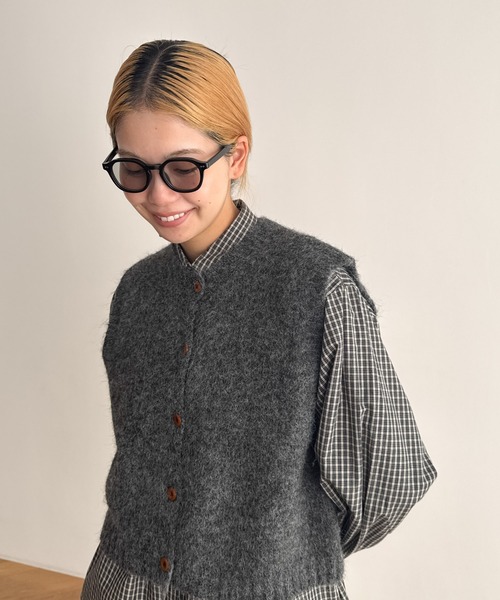 CANAL JEAN（キャナルジーン）の「Dume　FROAボスリントンアイウェア（サングラス・レディース・ブラウン/ブラック系その他/ブラウン系その他/ブラック・ONE SIZE）」の2枚目の写真