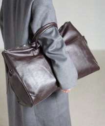 Chikashitsu +（チカシツプラス）の「【Chikashitsu +】travel big boston bag / 【チカシツプラス】トラベルビッグボストンバッグ（ボストンバッグ）」