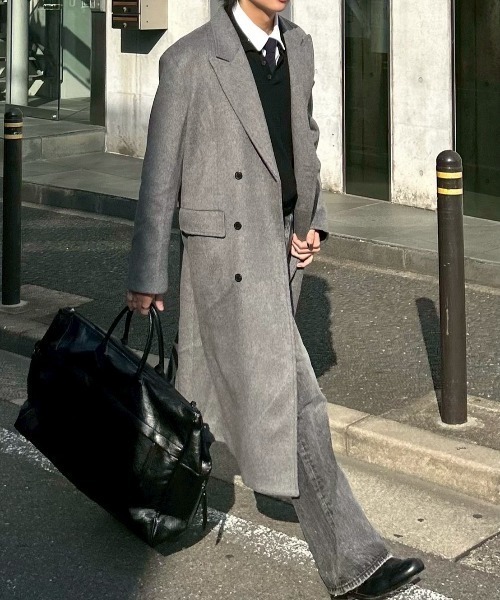 Chikashitsu +（チカシツプラス）の「【Chikashitsu +】travel big boston bag / 【チカシツプラス】トラベルビッグボストンバッグ（ボストンバッグ・メンズ・ブラック/ブラウン・ONE SIZE）」の8枚目の写真