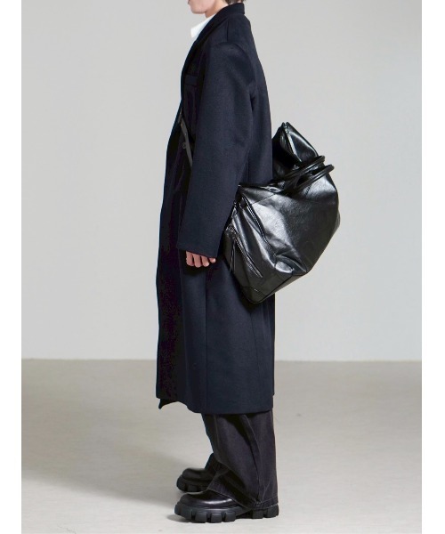 Chikashitsu +（チカシツプラス）の「【Chikashitsu +】travel big boston bag / 【チカシツプラス】トラベルビッグボストンバッグ（ボストンバッグ・メンズ・ブラック/ブラウン・ONE SIZE）」の19枚目の写真