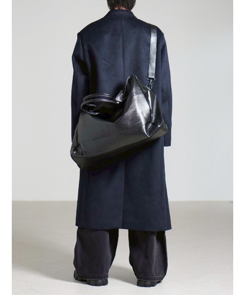 Chikashitsu +（チカシツプラス）の「【Chikashitsu +】travel big boston bag / 【チカシツプラス】トラベルビッグボストンバッグ（ボストンバッグ・メンズ・ブラック/ブラウン・ONE SIZE）」の20枚目の写真