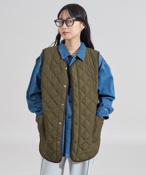 PRIMALOFT ダイヤキルトベスト/プリマロフトベスト＜セットアップ対応