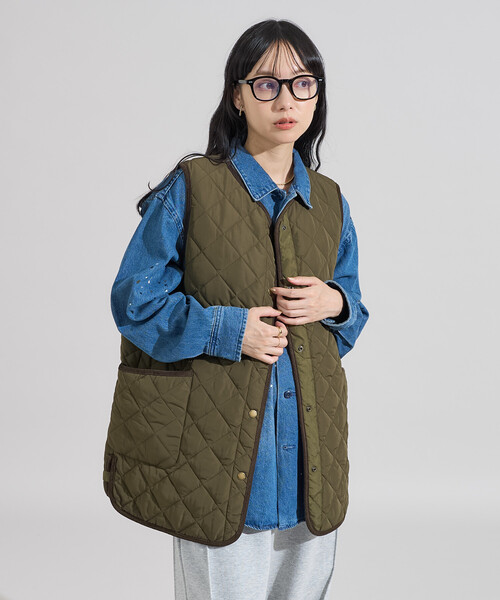 PRIMALOFT ダイヤキルトベスト/プリマロフトベスト＜セットアップ対応