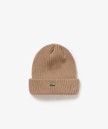 LACOSTE（ラコステ）の「ウールリブニットキャップ（ニットキャップ/ビーニー）」