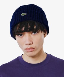 LACOSTE（ラコステ）の「ウールリブニットキャップ（ニットキャップ/ビーニー）」