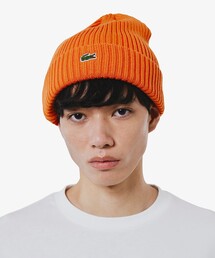 LACOSTE（ラコステ）の「ウールリブニットキャップ（ニットキャップ/ビーニー）」