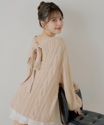 Chico | バックオープンケーブルルーズワンピース(ワンピース)