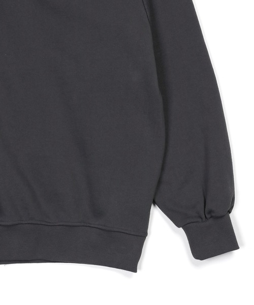 The DUFFER of ST.GEORGE（ザダファーオブセントジョージ）の「【WEB限定アイテム】14oz HEAVY WEIGHT SETUP SWEAT HENLEY：14オンス ヘビーウェイト セットアップ スウェットヘンリー（スウェット・メンズ・ブラック/ブラウン/チャコールグレー・SMALL/MEDIUM/LARGE/X-LARGE）」の14枚目の写真