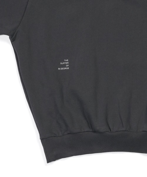 The DUFFER of ST.GEORGE（ザダファーオブセントジョージ）の「【WEB限定アイテム】14oz HEAVY WEIGHT SETUP SWEAT HENLEY：14オンス ヘビーウェイト セットアップ スウェットヘンリー（スウェット・メンズ・ブラック/ブラウン/チャコールグレー・SMALL/MEDIUM/LARGE/X-LARGE）」の10枚目の写真