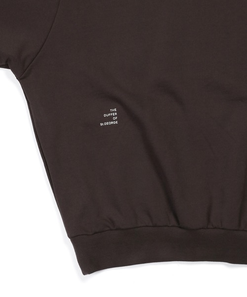The DUFFER of ST.GEORGE（ザダファーオブセントジョージ）の「【WEB限定アイテム】14oz HEAVY WEIGHT SETUP SWEAT HENLEY：14オンス ヘビーウェイト セットアップ スウェットヘンリー（スウェット・メンズ・ブラック/ブラウン/チャコールグレー・SMALL/MEDIUM/LARGE/X-LARGE）」の11枚目の写真