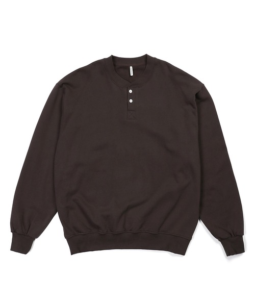 The DUFFER of ST.GEORGE（ザダファーオブセントジョージ）の「【WEB限定アイテム】14oz HEAVY WEIGHT SETUP SWEAT HENLEY：14オンス ヘビーウェイト セットアップ スウェットヘンリー（スウェット・メンズ・ブラック/ブラウン/チャコールグレー・SMALL/MEDIUM/LARGE/X-LARGE）」の20枚目の写真