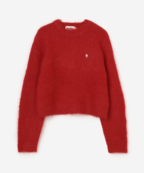 GYMPHLEX（ジムフレックス）の「Gymphlex | シャギーニット ショートプルオーバー WOMEN（ニット/セーター・レディース・グレー/レッド/マスタード・14）」の12枚目の写真