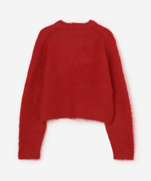 GYMPHLEX（ジムフレックス）の「Gymphlex | シャギーニット ショートプルオーバー WOMEN（ニット/セーター・レディース・グレー/レッド/マスタード・14）」の13枚目の写真