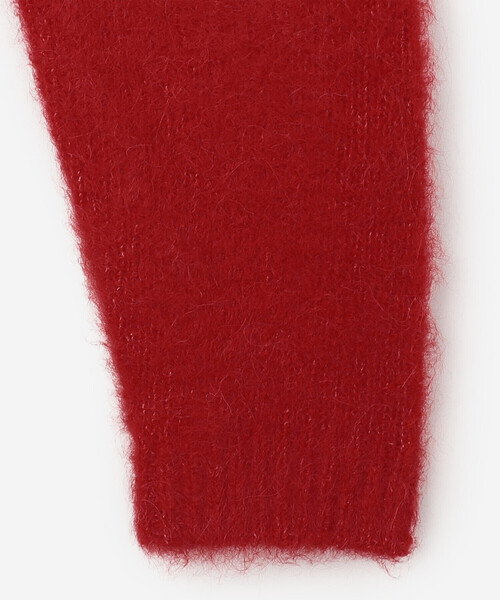 GYMPHLEX（ジムフレックス）の「Gymphlex | シャギーニット ショートプルオーバー WOMEN（ニット/セーター・レディース・グレー/レッド/マスタード・14）」の4枚目の写真