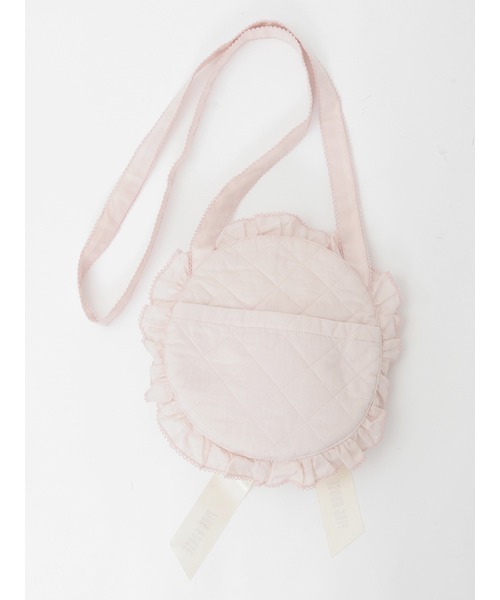 うさぎ顔ぐるみ付きサークルフリルポシェット うさぎ顔ぐるみ付きサークルフリルポシェット（ショルダーバッグ