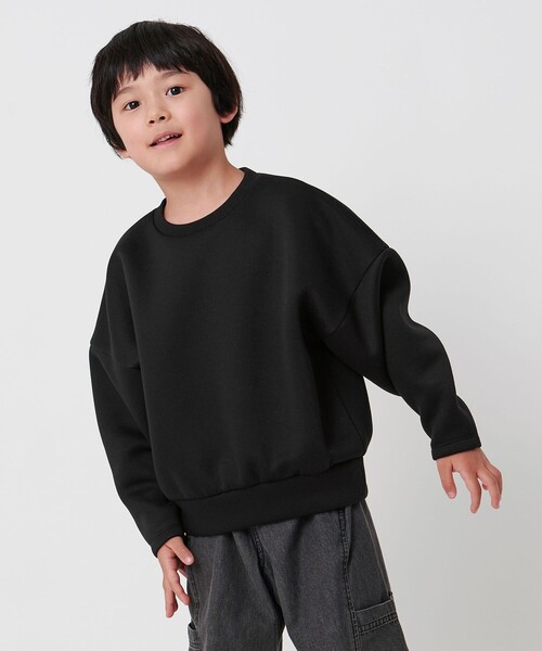 MARW UNITED ARROWS（マルゥ ユナイテッドアローズ）の「＜MARW UNITED ARROWS＞ダンボール クルーネック プルオーバー KIDS（スウェット・キッズ・オフホワイト/ブラック/ダークブラウン/ベージュ・110cm/120cm/130cm）」の8枚目の写真