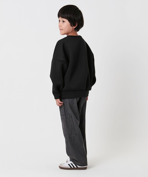 MARW UNITED ARROWS（マルゥ ユナイテッドアローズ）の「＜MARW UNITED ARROWS＞ダンボール クルーネック プルオーバー KIDS（スウェット・キッズ・オフホワイト/ブラック/ダークブラウン/ベージュ・110cm/120cm/130cm）」の11枚目の写真