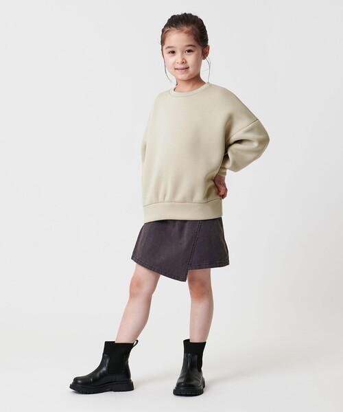 MARW UNITED ARROWS（マルゥ ユナイテッドアローズ）の「＜MARW UNITED ARROWS＞ダンボール クルーネック プルオーバー KIDS（スウェット・キッズ・オフホワイト/ブラック/ダークブラウン/ベージュ・110cm/120cm/130cm）」の13枚目の写真