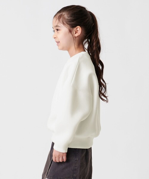 MARW UNITED ARROWS（マルゥ ユナイテッドアローズ）の「＜MARW UNITED ARROWS＞ダンボール クルーネック プルオーバー KIDS（スウェット・キッズ・オフホワイト/ブラック/ダークブラウン/ベージュ・110cm/120cm/130cm）」の20枚目の写真