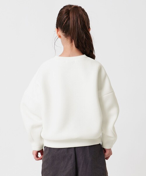 MARW UNITED ARROWS（マルゥ ユナイテッドアローズ）の「＜MARW UNITED ARROWS＞ダンボール クルーネック プルオーバー KIDS（スウェット・キッズ・オフホワイト/ブラック/ダークブラウン/ベージュ・110cm/120cm/130cm）」の21枚目の写真