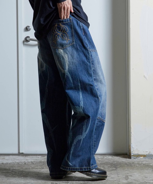 【義勇】サプライヤー　SUPPLIER デニム　バギーデニム 義勇様専用】サプライヤー SUPPLIER デニム バギーデニム - メルカリ