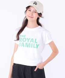 SHIPS: 日曜劇場『ザ・ロイヤルファミリー』タイトルロゴ デザインTシャツ キッズサイズ(120cm,140cm)