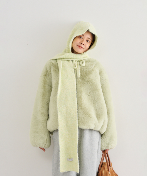 セール】フェイクファージップブルゾン（その他アウター）｜U by